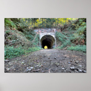 Tunnel Moonville, Landkreis Vinton, Ohio Poster