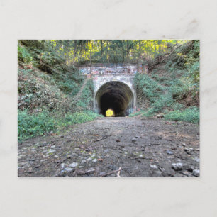 Tunnel Moonville, Landkreis Vinton, Ohio Postkarte