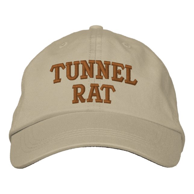 TUNNEL RAT VIETNAM BESTICKTE KAPPE (Vorderseite)