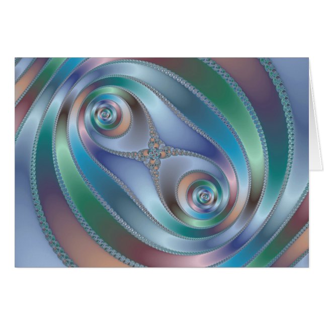 Tunnel teilen - Fraktal-Karte (Vorderseite (Horizontal))