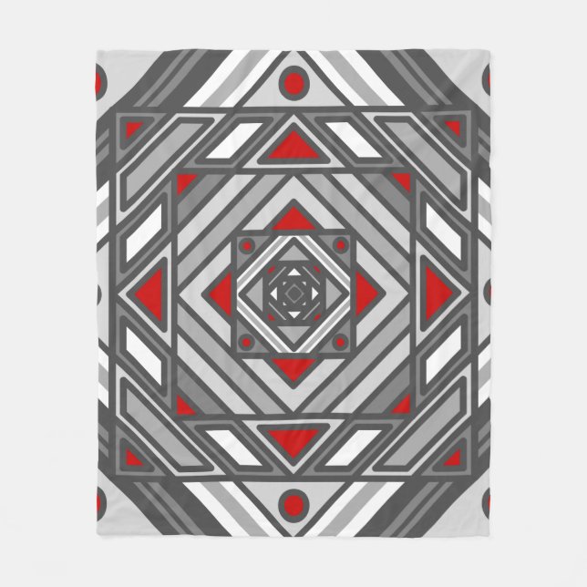Tunnel Vision Fleece Blanket (Vorderseite)