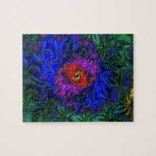 Tunnel-Vision   Rainbow Fraktal Art Puzzle