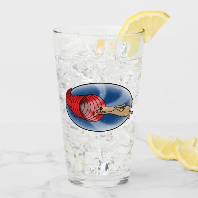 Tunnel-Vortex-Syndrom - Agility-schneller, lustige Glas (Rückseite Ice)