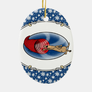 Tunnel-Vortex-Syndrom - Agility-schneller, lustige Keramik Ornament