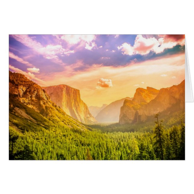 Tunnelansicht des Yosemite-Nationalparks (Vorderseite (Horizontal))