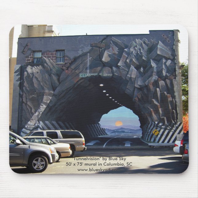 "Tunnelvision" mousepad (Vorne)