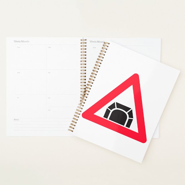 Tunnelwarnung Straßenzeichen Planer (Von Creator hochgeladen)