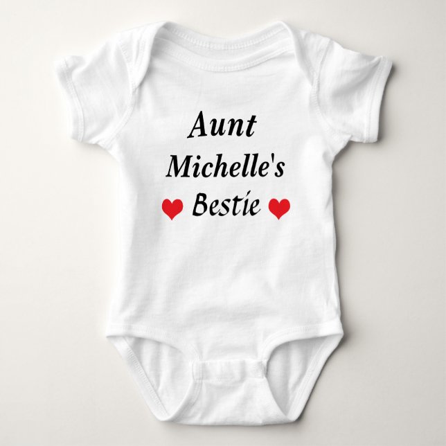 Tunt Bestie Baby Clothes Nephew Baby Strampler (Vorderseite)