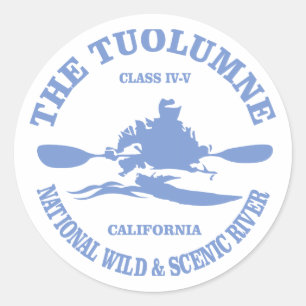 Tuolumne NWSR Runder Aufkleber