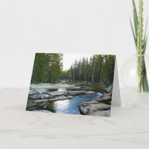 Tuolumne River by Campground, Yosemite, CA Karte
