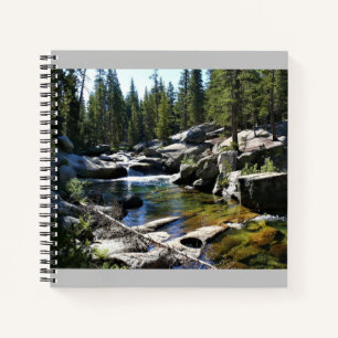 Tuolumne River in Tuolumne Meadows, Yosemite, CA Notizbuch