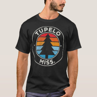 Tupelo Mississippi MS Vintag Graphic Retro 70er Pu T-Shirt