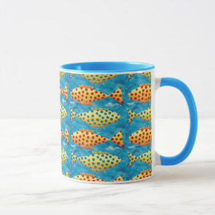 Tüpfelfisch-Tasse Tasse
