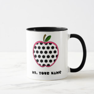Tupfen-Apple-Lehrer Tasse