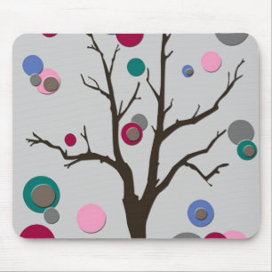 Tupfen-Baum-Mausunterlage Mousepad