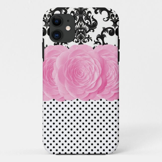 Tupfen-Damast iPhone 5 Fall Case-Mate iPhone Hülle (Rückseite)