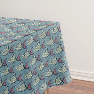 Tupfen-Fisch-Muster Tischdecke