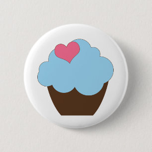 Tupfen-Geburtstags-Kuchen-Knopf-Bevorzugung KRW Button