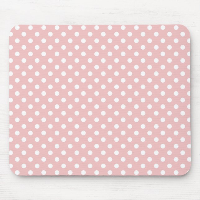 Tupfen im Baby-Rosa Mousepad (Vorne)