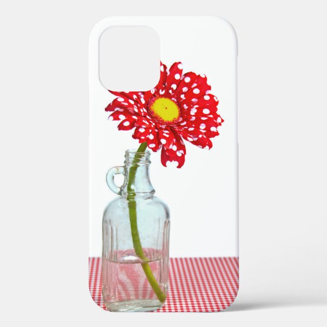 Tupfen-Marguerite in Flasche Case-Mate iPhone Hülle (Rückseite)