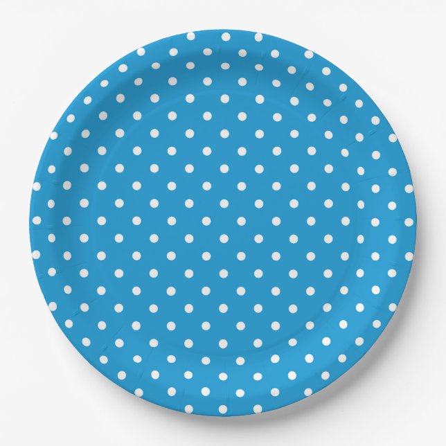 Tupfen-Papier-Teller Pappteller (Vorderseite)