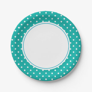 Tupfen-Papier-Teller Pappteller