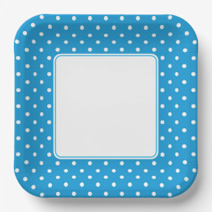 Tupfen-Papier-Teller Pappteller