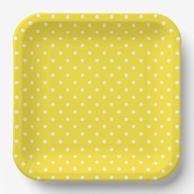 Tupfen-Papier-Teller Pappteller (Vorderseite)