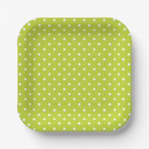 Tupfen-Papier-Teller Pappteller
