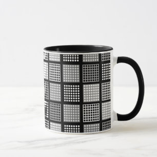 Tupfen-Patchwork-Muster Tasse