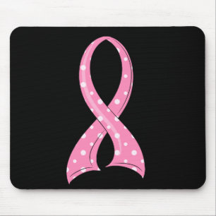 Tupfen-rosa Band-Brustkrebs Mousepad