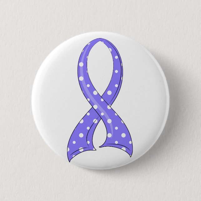 Tupfen-Singrün-Band-Esophageal Krebs Button (Vorderseite)