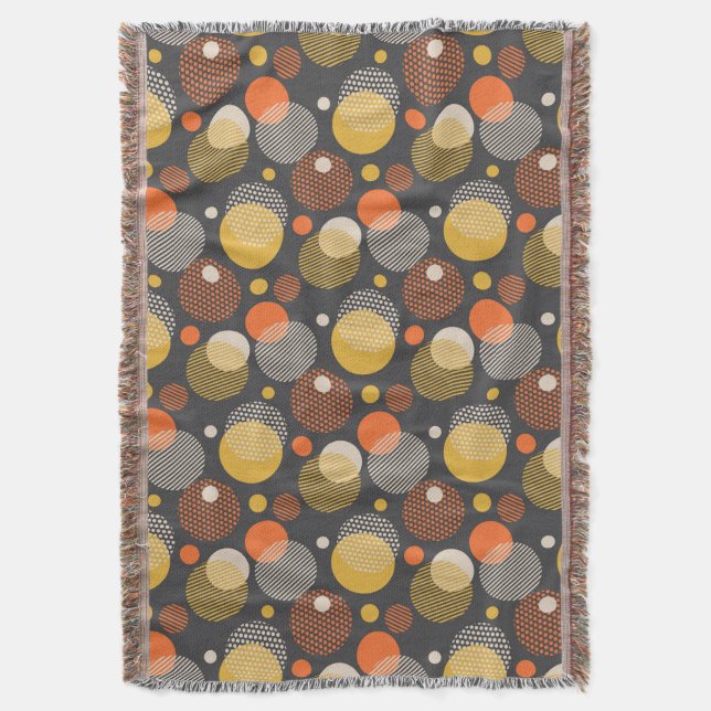 Tupfen-Streifen-Muster Decke (Vorderseite Vertikal)