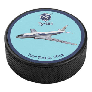 Tupolev (Т у о е в) Tu-104 Airliner Eishockey Puck