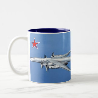 Tupolev 95 "Bär" Bomber-Tasse Zweifarbige Tasse