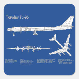 Tupolev Tu-95 - Flugzeugkonzepte ABD Quadratischer Aufkleber