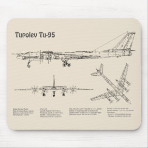 Tupolev Tu-95 - Flugzeugkonzepte SD Mousepad