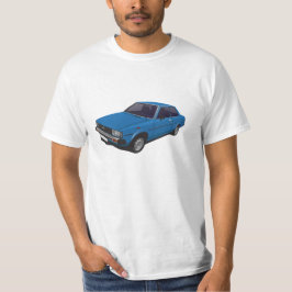 Tür-Blau-T - Shirt Toyota Corolla DX KE70 2