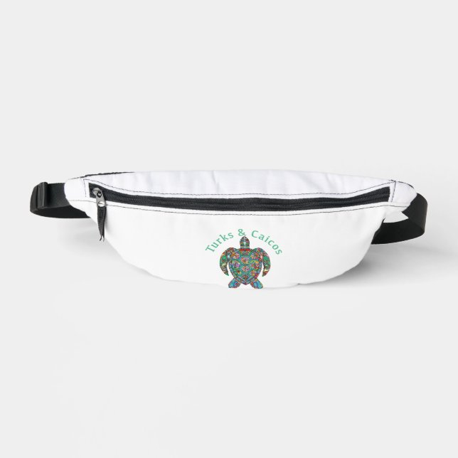 Tur Caicos Stammes-Schildkröte Bauchtasche (Vorderseite)