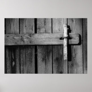 Tür der alten Scheune 3 Poster