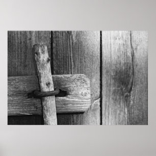 Tür der alten Scheune 4 Poster