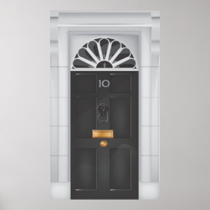 Tür des Downing Street-zehn Poster