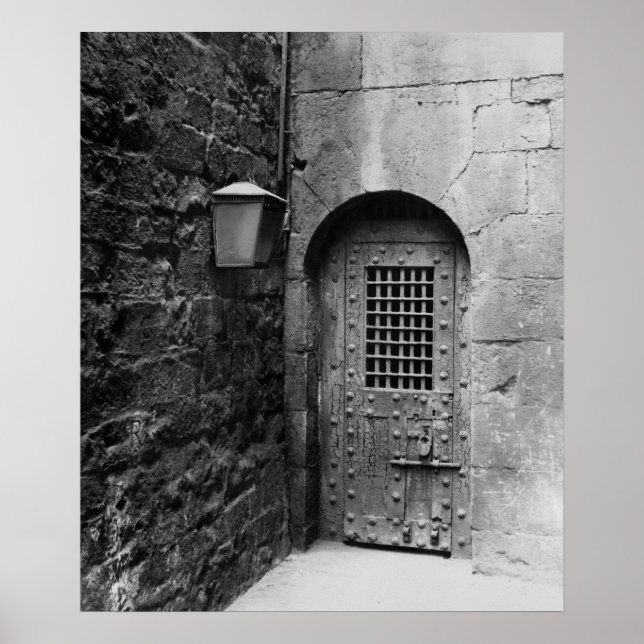 Tür ins Gefängnis von Newgate Poster (Vorne)