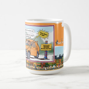 Tür ist ein Glas Wortwitz Humor Klassiker Kaffeetasse