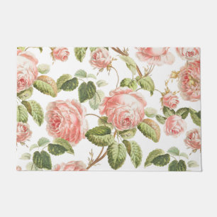 TÜR MAT: Vintage ROSE Fußmatte