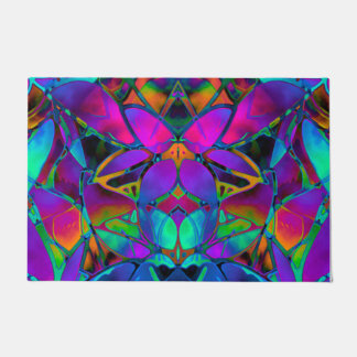 Tür-Matten-BlumenFraktal-Kunst Fußmatte