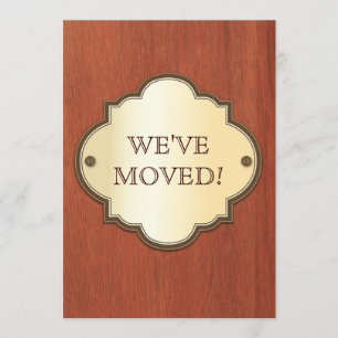 Tür-Plaketten-bewegliche Mitteilung Einladung