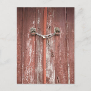 Tür Postkarte