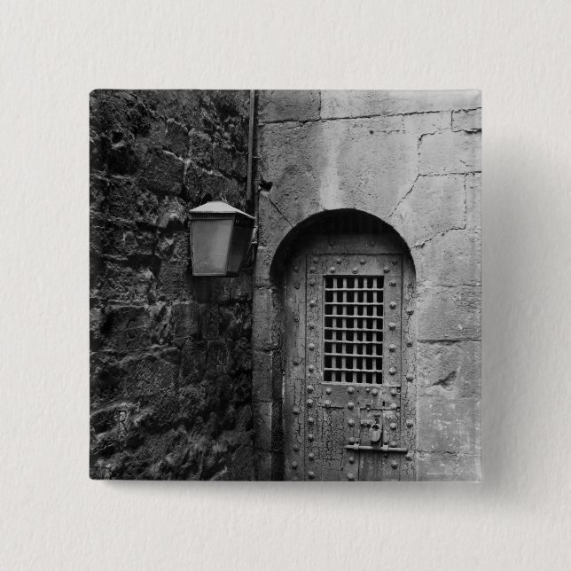 Tür zu Newgate Gefängnis Button (Vorderseite)