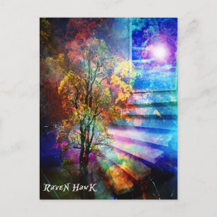 Tür zum Himmel Postkarte